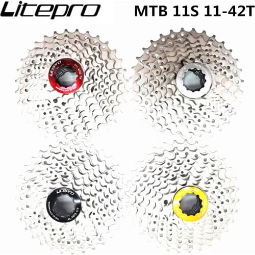 Litepro Folding Bike Cassette Freewheel 11S 11-42T Cassette Fleewheel Sprockets For Shimano MTB Mountain Bicycle