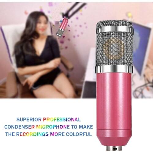 Condenser Microphone High Sensitivity Recording Microphone Professional Recording Equipment