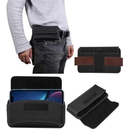 Belt Clip Leather Case for Huawei mate 20X/honor 8X Max/note10/note8 Universal Phone Pouch 6.4-6.9 inch Oxford Cloth Waist Bag
