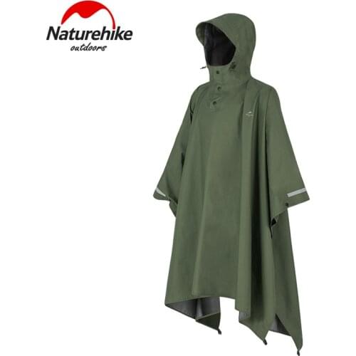 Naturehike Outdoor Raincoat Waterproof Breathable Mountain Climbing Camping Poncho Full Body-Style Protective Portable Raincoat
