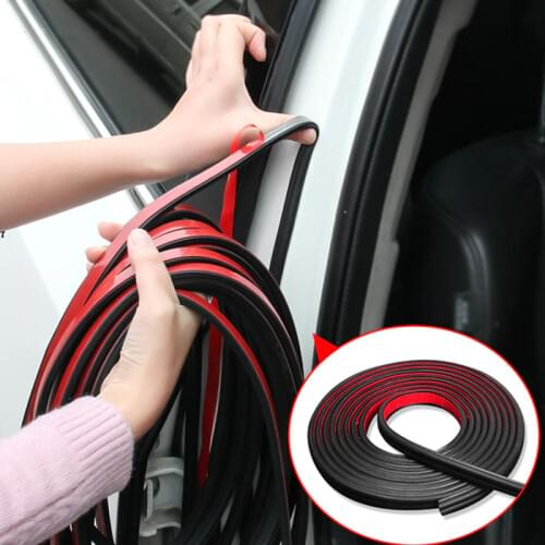 Car Door Rubber Seal Sound Insulation Strip for Skoda Octavia A5 Yeti Superb for Seat Altea Leon Toledo for Audi A3 TT