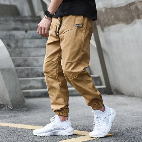 Hip Hop Cargo Pants Men Fashion Streetwear Men Jeans Loose Fit Casual Slack Bottom Joggers Pants Homme Japanese Vintage Designe