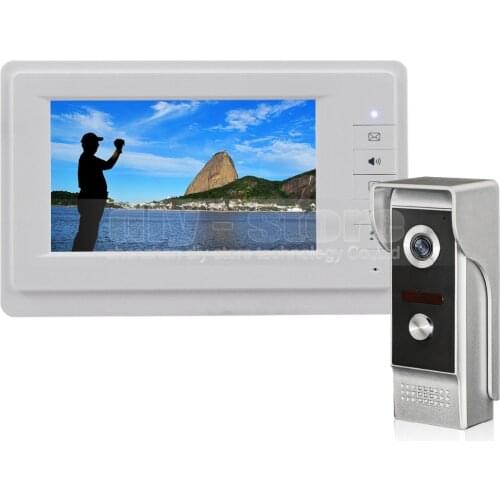 DIYSECUR 700TVLine IR Camera 7 inch TFT Color LCD Display Video Door Phone Intercom Doorbell IR Night Vision