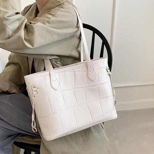 Large Capacity Women Pu Leather Handbags Tote Bags Designer Ladies Shoulder Bag High Quality Female Casual Travel Messenger Bag