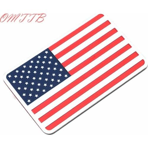 1pc United States American Flag Car stickers For Cadillac Buick Chevrolet Lincoln Chrysler Jeep Auto Badge Decal car-styling