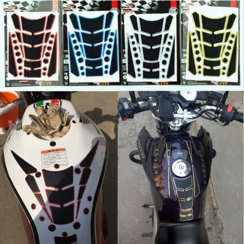 1 Pcs Motorcycle Sticker Gas Fuel Oil Tank Pad Protector Decal For Yamaha Kawasaki Honda 200*140mm Motorcycle Accessories