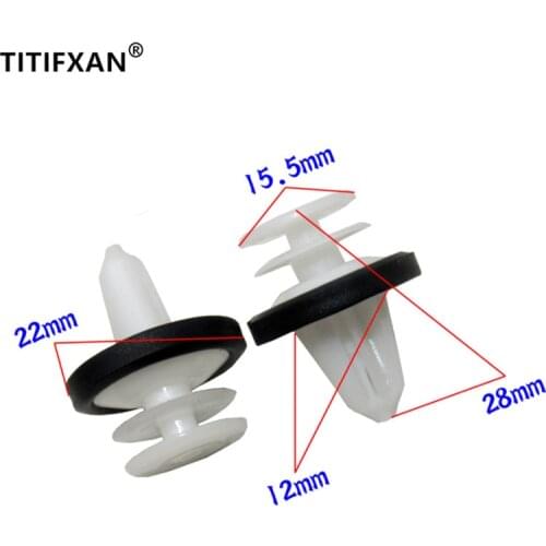 10PCS for Ford 12, 13, 14, 15 years Focus Mondeo Kuga plastic fasteners for Door panel trim panel clip