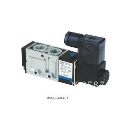 1x MVSC260-4E2C 24V DC 5Port 3Pos 1/4" BSP Solenoid Air Valve Dual Coil Led