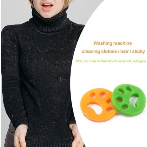 2pcs Reusable Washing Machine Hair Remover Pet Fur Catcher Filtering Ball Reusable Cleaning Laundry Accessories