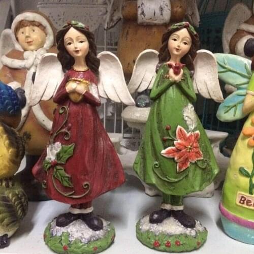 3PC/SET LITTLE FAIRY ANGEL GARDEN ORNAMENTS EUROPEAN GODDESS VILLA GARDEN LANDSCAPE BIRD LAWN FLOWER POT DECORATION