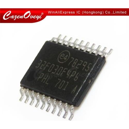 5pcs/lot STM32F030F4P6 TSSOP-20 STM32F030 TSSOP 32F030F4P6 SMD Value-line ARM-based 32-bit MCU In Stock