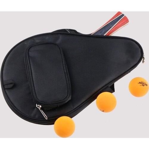 Pingpong Case Sport Table Tennis Racket Bag Portable Protective Zipper Training Waterproof Accessories Equipment Profession