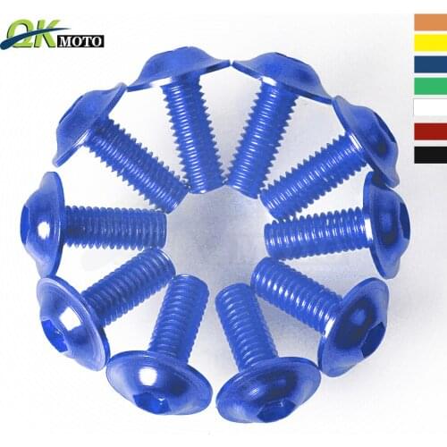 For honda X-ADV X ADV suzuki kawasaki 10Pcs Motorcycle Accessories Motorbike Fairing Bolt Spire Speed Clip Screw Spring Nuts