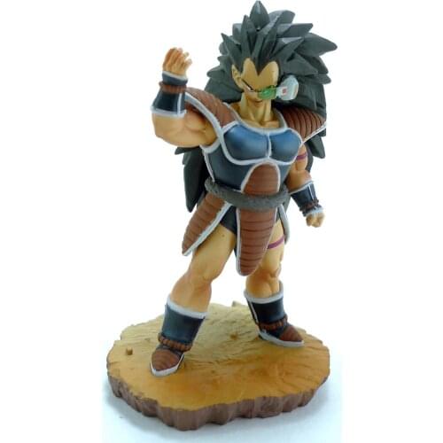 BANDAI Dragon Ball Action Figure Genuine MegaHouse Scene Big Egg 23 Standing Posture Raditz Model Decoration Toy