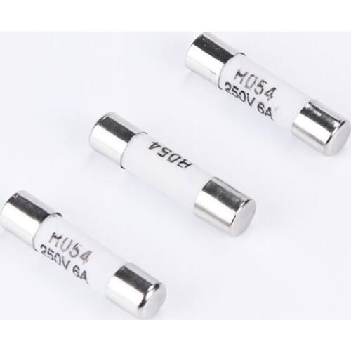 EziUsin R058 6*30 Ceramic Fuse 0.5A 1A 1.5A 2A 3A 3.15A 4A 5A 6A 6.3A 7A 8A 10A 12A 15A 20A 25A 30A 250V 6x30mm F1AL250V0.5A-30A