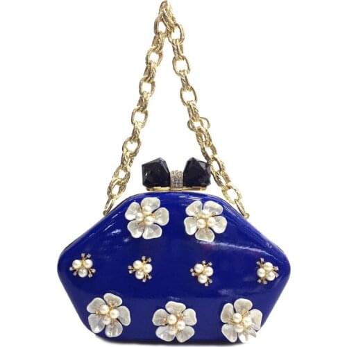 HOT SALE!2016 Women Messenger Bags Fashion Mini Bag With Diamond Shell Shape Bag Women Shoulder Bags Cluth free shipping