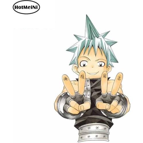 HotMeiNi 13cm x 7.8cm for Soul Eater Black Star Occlusion Scratch Surfboard Trunk Car Sticker Decal Waterproof Car Assessoires