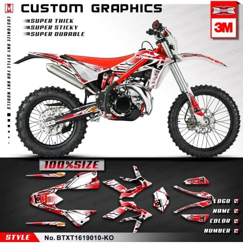 KUNGFU GRAPHICS Dirt Bike Vinyl Wraps Motocross Stickers Decals for Beta X-trainer 250 300 Xtrainer 2016 2017 2018 2019 2020