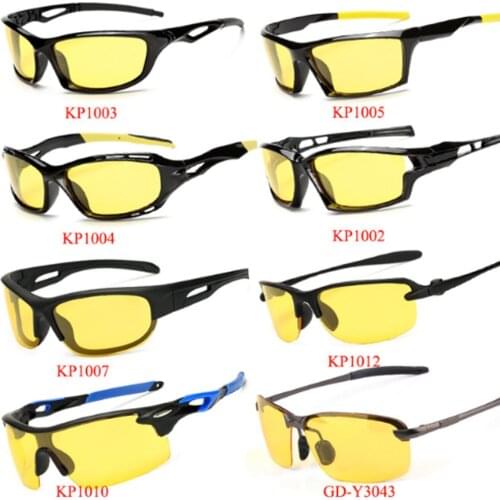 2019 Hot Car Drivers Night Vision Goggles Anti-Glare Polarizer Sunglasses Polarized Driving Glasses With Bag Men Sun Glasses