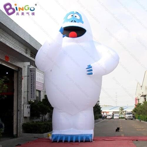 Personalized 7.5 meters high inflatable cookie monster christmas / inflatable christmas cartoon for decoration toys