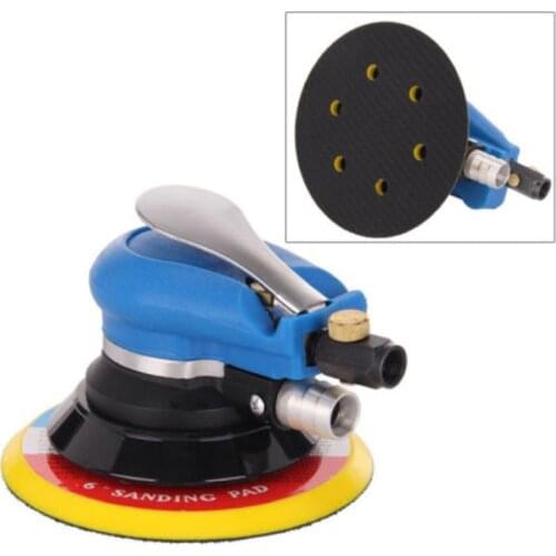 Car Body 6" Round Air Random Orbital Sander Pneumatic Polisher Sanding Tool GOOD