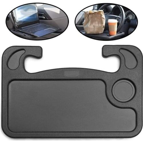 Portable Car Laptop Computer Desk Mount Stand Steering Wheel Eat Work Drink Food Coffee Goods Tray Board Dining Table Holder