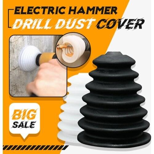 MIntiml Electric Drill Dust Cover Rubber Impact Hammer Drill Dust Collector Dustproof Device Power Tool Accessories DropShipping