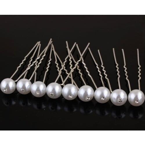 Popular small card hair accessories with multicolor, multi-color, with a water drill pin U shape