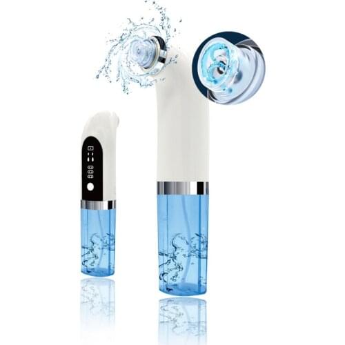 Electric Small Bubble Blackhead Remover USB Rechargeable Water Cycle Pore Acne Pimple Removal Vacuum Suction Facial Cleaner Tool