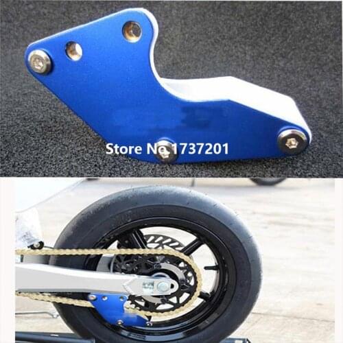 Blue New style Alloy Chain Guard Guide Protector Chain Roller Dirt Pit Bikes XR CRF 50 70 110 125 140 150 160cc
