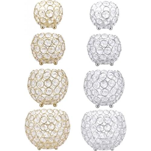 Gold Tealight Candle Lantern Holders Modern Candlesticks Home Wedding Table Candle Holders Decoration