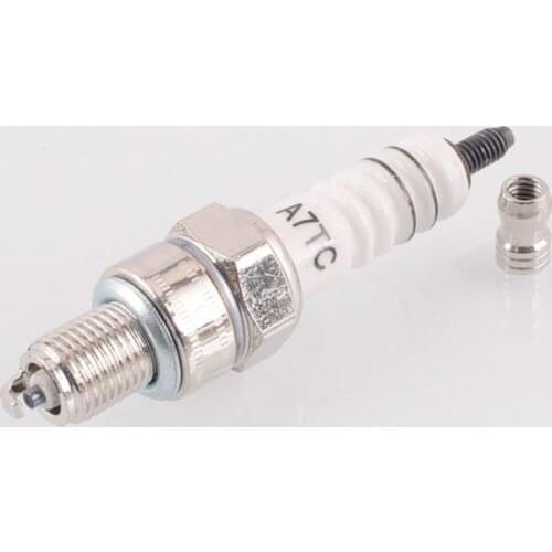 2Pcs Metal Spark Plug A7TC 10mm Fit for Dirt Bike Moped GY6 50cc 70cc 90cc 125cc 150cc Scooter ATV