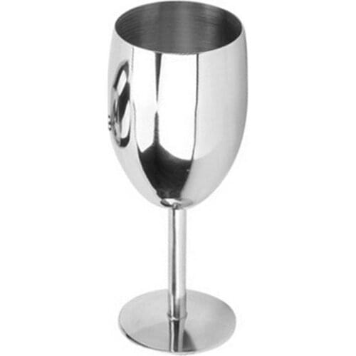 Stainless Steel Red Wine Glasses Drinking Whisky Vodka Champagne Beer Goblet Mug for Party Wedding Bar Cup