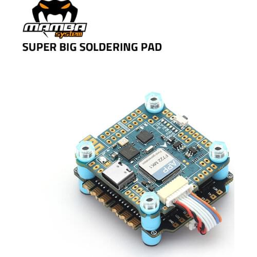 Diatone MAMBA F722 APP WIFI Flight Controller Stack 60A 3-6S 32Bit BLHeli32 60A ESC 6S 4 in 1 Dshot1200 Brushless ESC