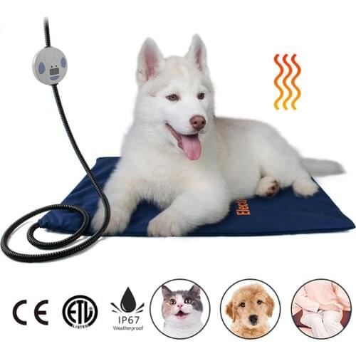 Pet Heating Pad Electric Heating Pad For Dogs Bed Heaters Waterproof Pet Pad Heater For Cats Dogs Winter Heated Blanket Seat