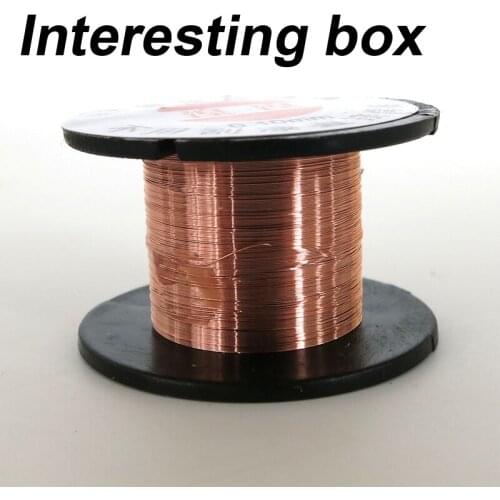 0.1mm enameled wire, fine copper wire, welding wire, maintenance welding wire, motor winding, diy copper wire