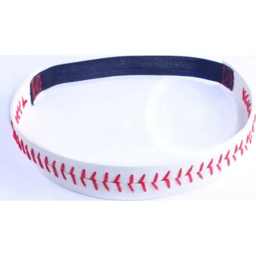 Softball Baseball Handmade Woven Headbands for Women Cheerleader Sports Jewelry Back to School Girl Gift Headwear