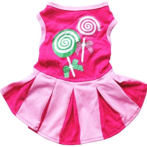 Pet Dog Summer Clothes Girl Princess Dog Dress Chihuahua Teddy Yorkie Puppy Dresses Cute Small Dog Clothes Dress XS-L
