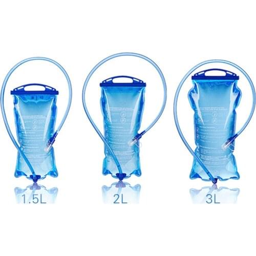 Soft Flask Water Bottle Folding Collapsible Water Bags Free For Running Hydration Pack Waist Bags 1.5L/2L/3L