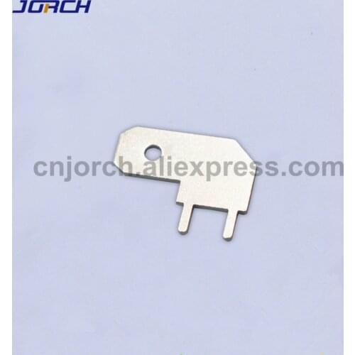 50pcs 6.3mm Tin plated flag pcb terminal lugs