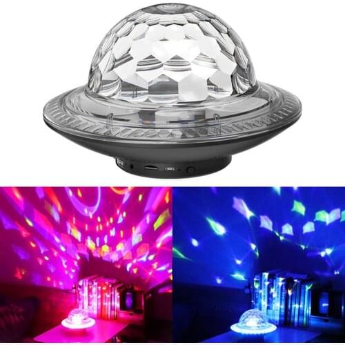2021 New LED Colorful Stage Lights Wireless Audio Card KTV Creative Speakers Built-in Lithium Battery Speaker Bluetooth Speaker