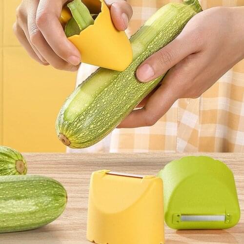 Stainless Steel Peeler Multi-Functional Storage Peeler for Potato Cucumber Carrot Fruit Vegetable Peeler Kitchen Tool