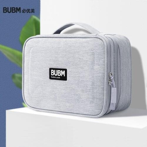 BUBM Universal Cable Wire Management Package Digital Accessories Storage Bag For USB Data Line Power Bank Electronic Toolbox