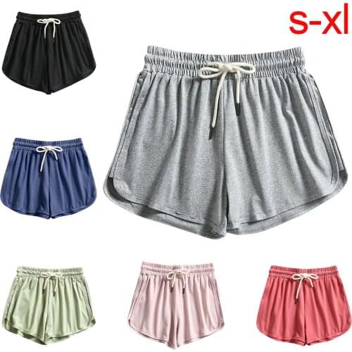 Womens Sports Shorts Elastic Drawstring Summer Beach Shorts Bike Running Yoga Athletic Shorts Gym Workout Activewear Recommend