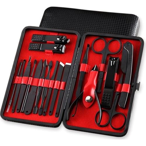 1set Professional Nail cutter Pedicure Scissors Set Stainless Steel Manicure Shaver Set Portable Manicure Nail Clipper Tool Set