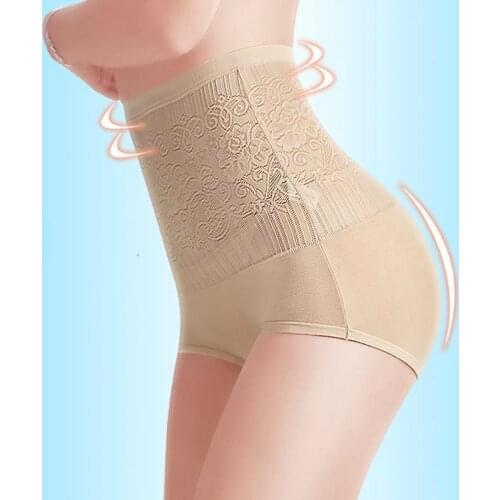 3pcs Fashion Cotton Womens Plus Size Panties Comfortable Solid Color Shaping Slim Underpants Women Plus Size Underware