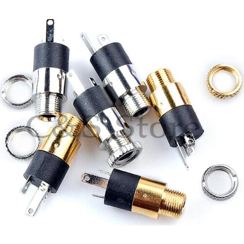 10pcs PJ392 3.5mm Stereo Female Sockect Jack with Screw 3.5 Audio Headphone Connector PJ-392