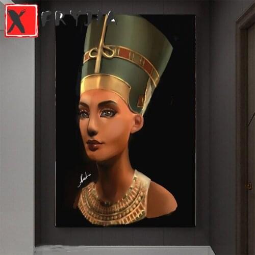 5D Diamond Painting Egyptian leader Full Drill round Square Cross Stitch Diamond Embroidery Rhinestones Art Handicraft decor