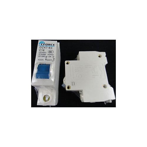 DZ47-63 C16 1P 16A Circuit Breaker