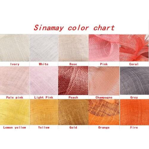 Sinamay Material Linen Fabric Sinamay For Women Fascinator Hats DIY Hair Accessories 2Meters/Lot